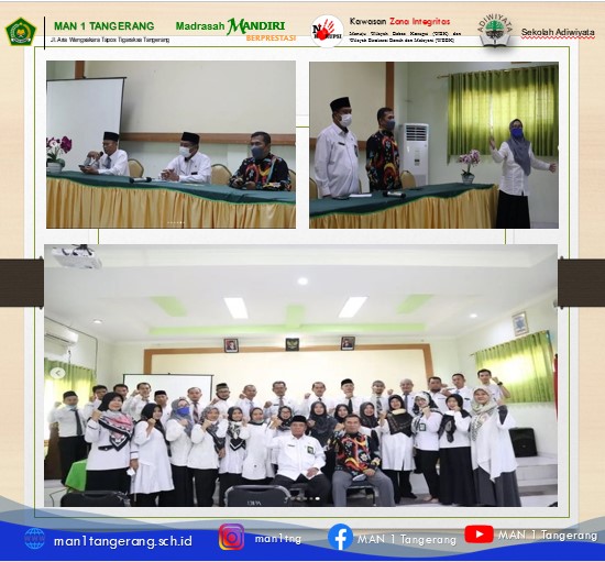 BDK Jakarta menyelenggarakan Pelatihan Kewirausahaan/entrepreneurship di MAN 1 Tangerang